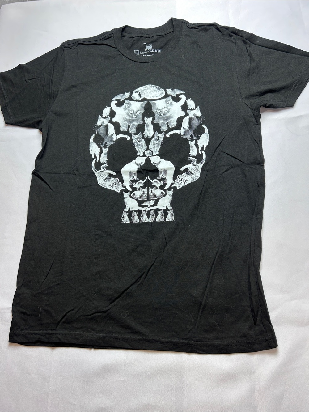 Loot Crate Black P90 Death by Kitty T-Shirt - Medium